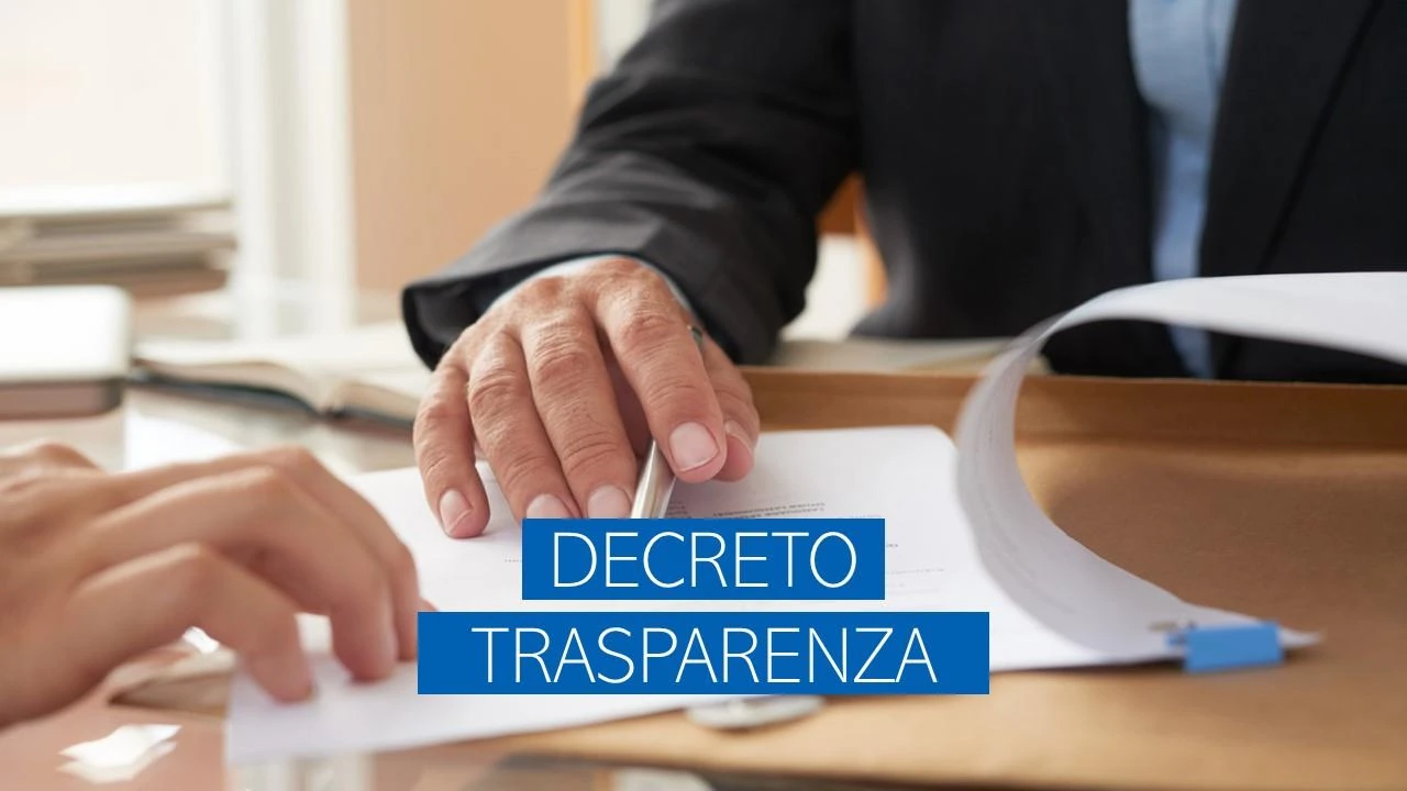 decreto trasparenza decreto trasparenza